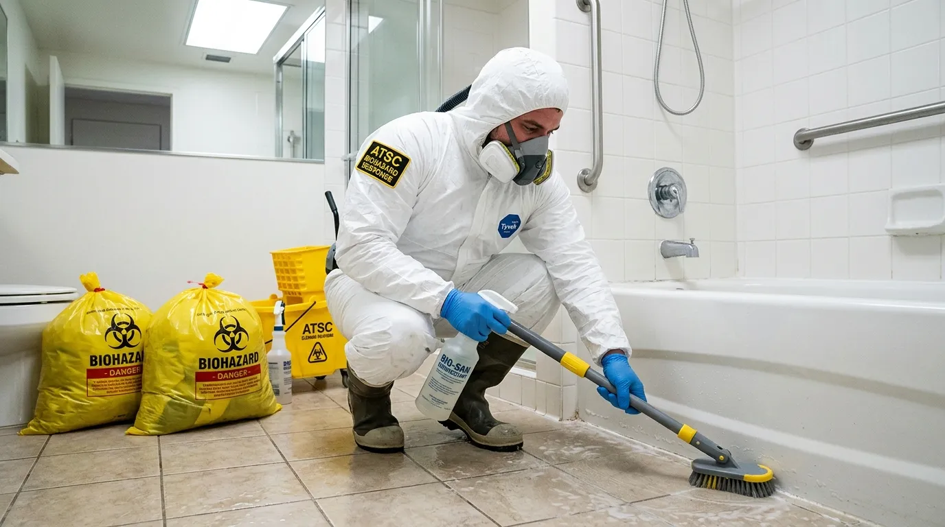 Decontamination equipment deployed for Blood Cleanup in East Concord